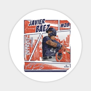 Javier Baez Detroit Comic Magnet